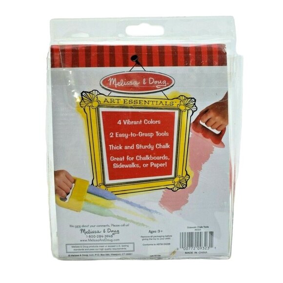 Childrens Art Essentials Sidewalk Chalk Tools with Chalk - Picture 2 of 2